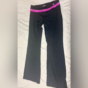 Adidas Climalite Women’s Medium Black and Pink Athletic Pants